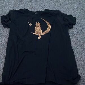 Halloween cat tee